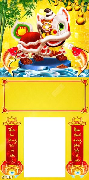 đón tết đến xuân về cùng chú lân đem hạnh phúc cho mọi người