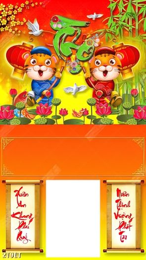 thiết kế độc quyên chính hãng mẫu lịch hổ rước lồng đèn rực rỡ