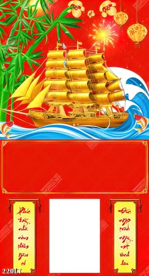 tải file PSD lịch thuận buồm xuôi gió dành cho tân xuân