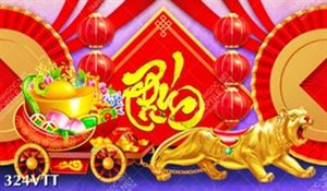 File In bức tranh ngày tết hổ kéo vàng ý nghĩa giàu sang phú quý dành cho năm nhâm dần 2022