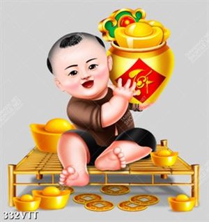 File In chiêm ngưỡng mẫu tranh em bé ôm bình vàng cười vui vẻ File In chiêm ngưỡng mẫu tranh em bé ôm bình vàng cười vui vẻ