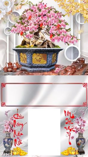 tải miễn phí bộ lịch vector hoa đào rực rỡ trang trí Tết