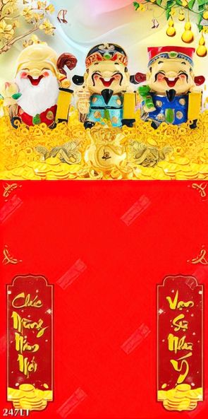 tải miễn phí lịch Phúc Lộc Thọ siêu dễ thương dành cho tân xuân