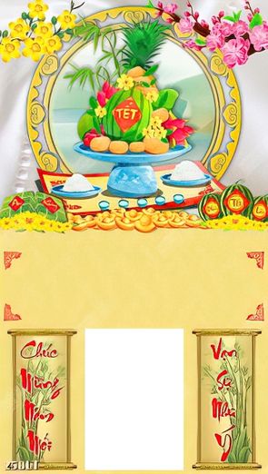 mẫu lịch treo tường mâm ngũ quả truyền thống dân tộc Việt Nam