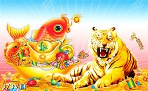 File In tranh hổ oai dũng vô song đẹp tả thực lôi cuốn năm nhâm dần 2022