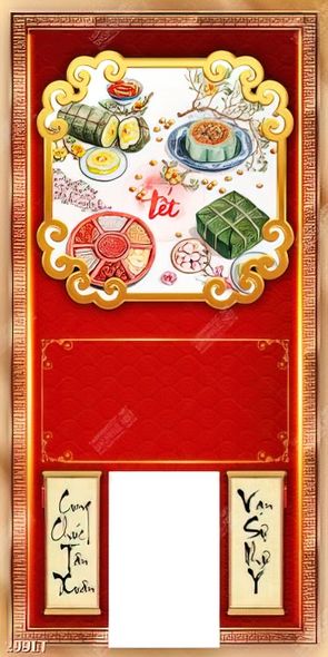 cung chúc tân xuân với mẫu lịch đậm đà văn hóa ẩm thực ngày tết