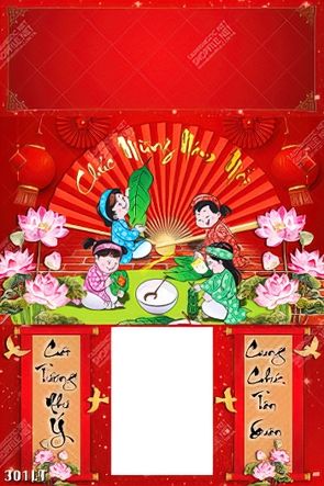 mẫu lịch khắc họa rõ nét tập quán xum vây gói bánh chưng tốt đẹp của người Việt