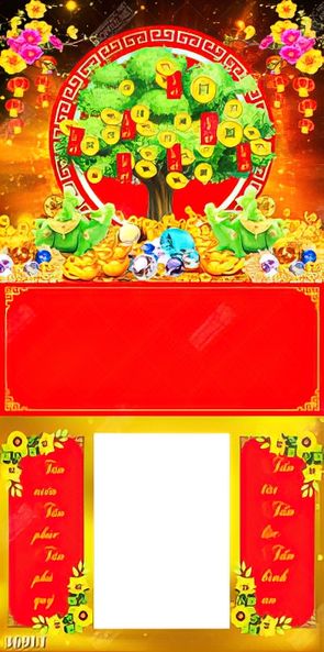 Lịch có những hình ảnh Tài lộc, Cây mai vàng nở rộ ngày tết mang đậm bản sắc văn hóa dân tộc