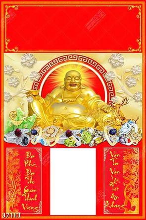 tranh lịch Phật Di Lặc mang lại bình an, hạnh phúc cho bạn