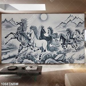 Tranh vector bát mã truy phong đẹp nhất