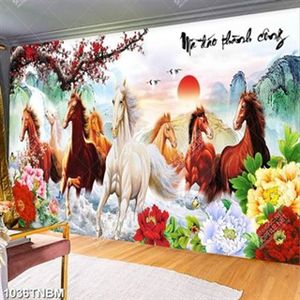 Tranh mã đáo thành công in uv đẹp nhất