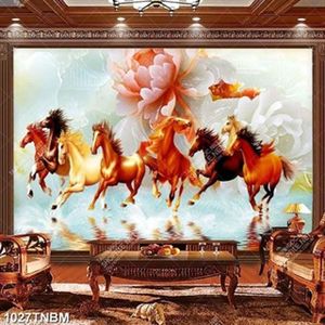 Tranh 3D giả ngọc bát mã in uv