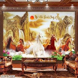 Tranh kim tiền mã đáo thành công file gốc