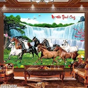 Tranh mã đáo thành công file PSD đẹp nhất