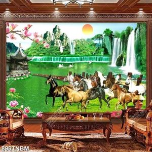 Tranh sơn thủy và đàn ngựa đẹp nhất