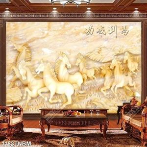 Tranh đá giả ngọc mã đáo thành công