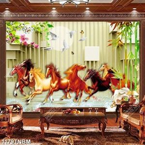 Tranh 3D bát mã truy phong file gốc