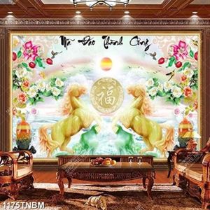 Tranh đá giả ngọc mã đáo thành công