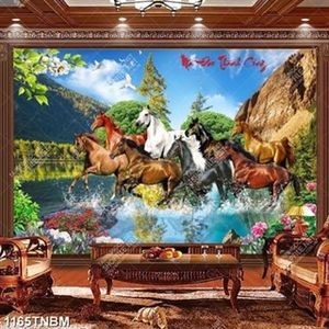 Tranh mã đáo thành công file gốc in uv