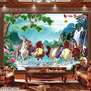 Tranh vẽ mã đáo thành công đẹp nhất file psd