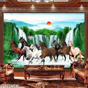 Tranh thác nước nghệ thuật và bát mã file gốc