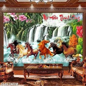 Tranh kim tiền mã đáo thành công chất lượng cao