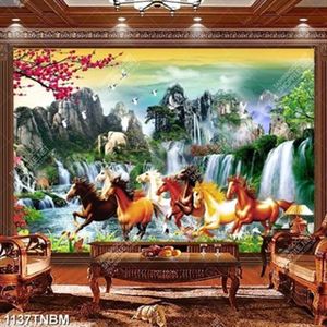 Tranh mã đáo thành công in kính nghệ thuật