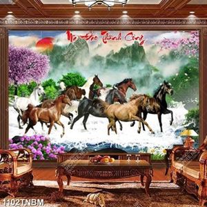 Tranh mã đáo thành công nghệ thuật file gốc