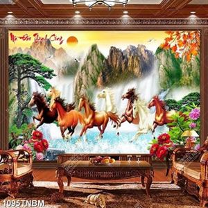 Tranh vẽ mã đáo thành công file gốc