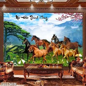 Tranh mã đáo thành công 3D đẹp nghệ thuật