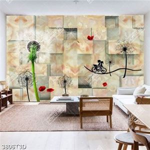 Tranh decor bồ công anh in kính chất lượng cao file psd