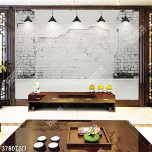 Tranh dán tường nền gạch đẹp