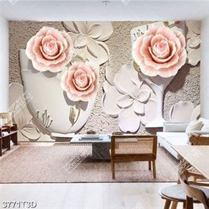 Tranh trang trí phòng ngủ những bông hoa hồng in kính