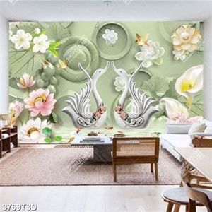 Tranh 3D hoa rum giả ngọc và cá chép file gốc