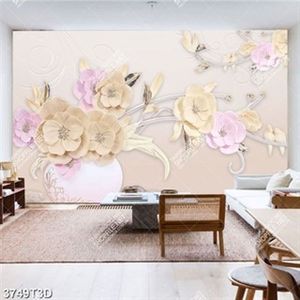 Tranh hoa 3D trang trí bếp in kính chất lượng cao