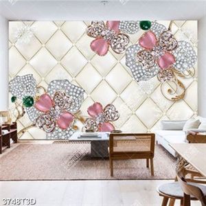 Tranh hoa trang sức khảm ngọc nghệ thuật