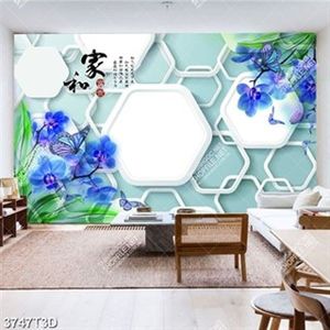 Tranh hoa lan và chữ hán phong thủy