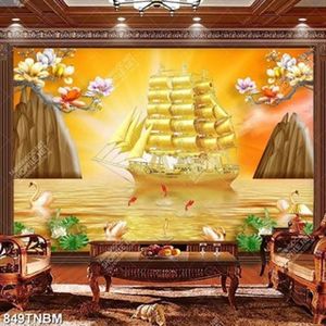 Tranh thuận buồm xuôi gió nghệ thuật