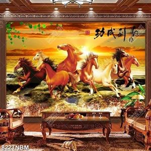 Tranh trang trí tường bát mã nghệ thuật