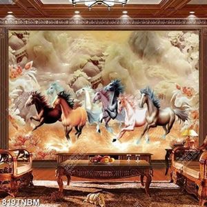 Tranh giả ngọc bát mã đẹp nhất file gốc