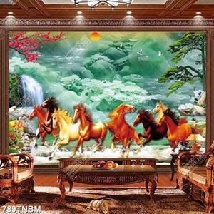 Tranh giả ngọc bát mã nghệ thuật in uv