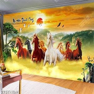 Tranh sơn dầu nghệ thuật mã đáo thành công in uv