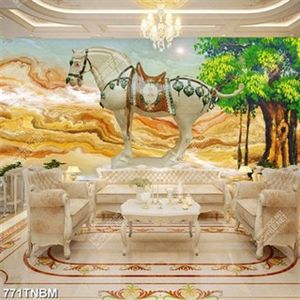 Tranh chú ngựa giả ngọc đẹp nhất in uv