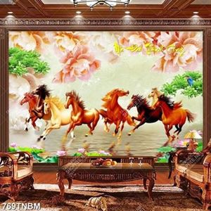 Tranh giả ngọc mã đáo thành công chất lượng cao