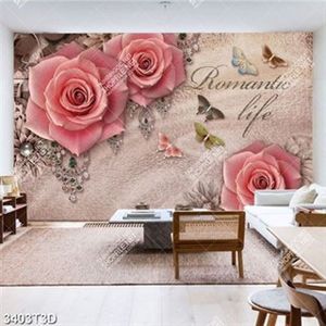 Tranh 3D hhoa hồng trang trí đẹp nhất