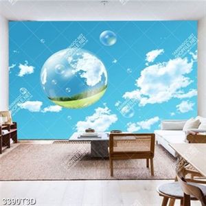 Tranh dán tường hình bầu trời chất lượng cao