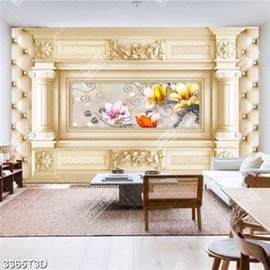 Tranh điêu khắc gỗ hoa văn 3D file psd