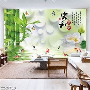 Tranh phong thủy hoa sen và cá chép