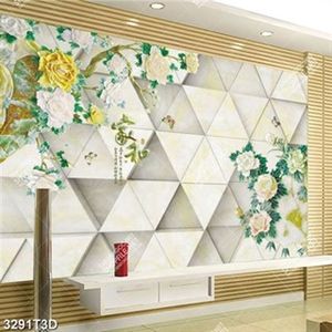 Tranh phòng khách hoa mẫu đơn chữ hán phong thủy