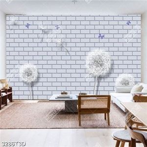 Tranh trang trí phòng ngủ hoa bồ công anh và bướm đẹp nhất